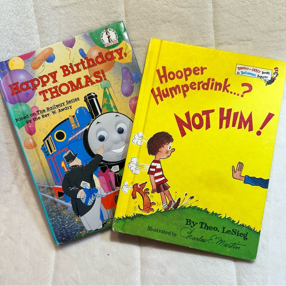 SALE!!   Dr Seuss and thomas the train book club edition.